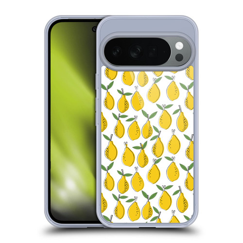 Andrea Lauren Design Food Pattern Lemons Soft Gel Case for Google Pixel 10