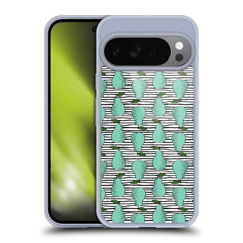 Andrea Lauren Design Food Pattern Pear Soft Gel Case for Google Pixel 10