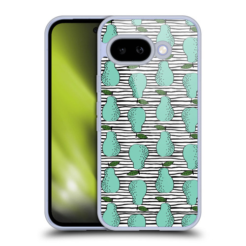 Andrea Lauren Design Food Pattern Pear Soft Gel Case for Google Pixel 9A