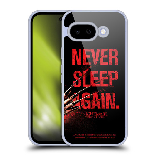 A Nightmare On Elm Street (2010) Graphics Never Sleep Again Soft Gel Case for Google Pixel 9A