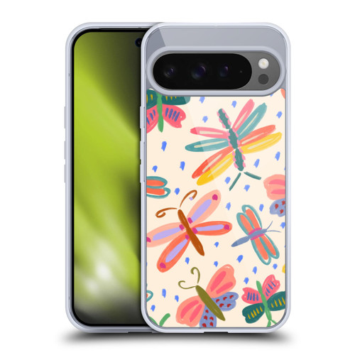 Gabriela Thomeu Art Happy And Colorful Butterlies Soft Gel Case for Google Pixel 9 Pro XL