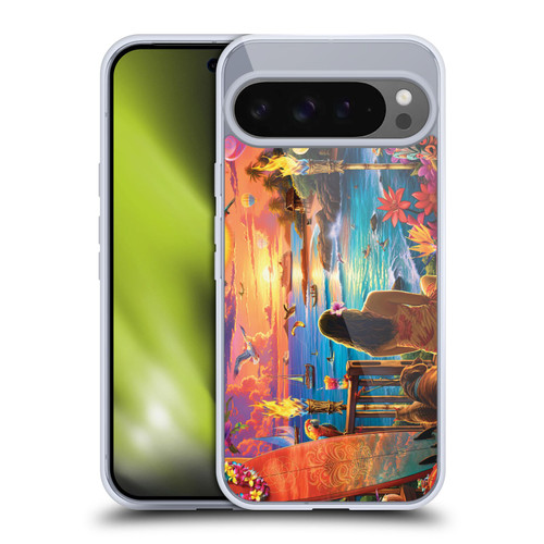 Michael David Ward Humor & Botanicals Paradise Soft Gel Case for Google Pixel 9 Pro XL