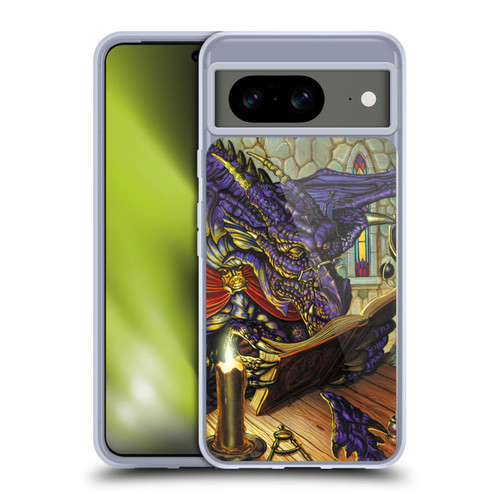 Ed Beard Jr Dragons A Good Book Soft Gel Case for Google Pixel 8