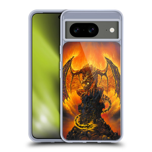 Ed Beard Jr Dragons Harbinger Of Fire Soft Gel Case for Google Pixel 8