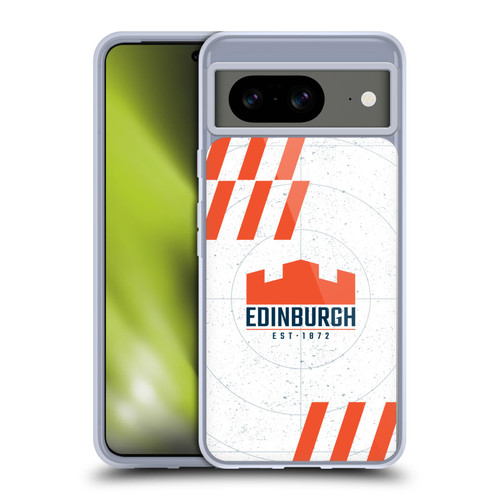 Edinburgh Rugby Logo Art White Soft Gel Case for Google Pixel 8