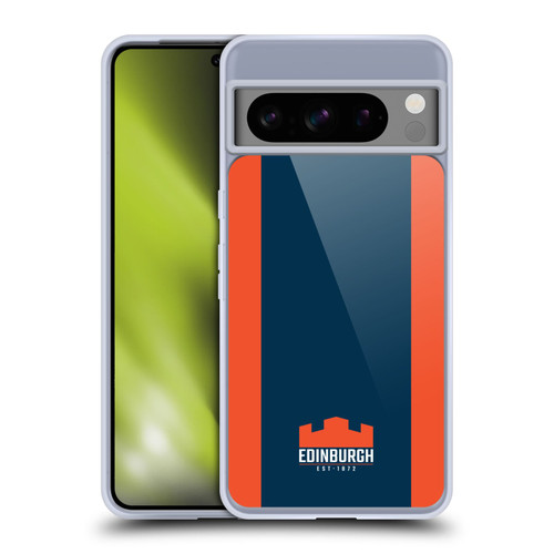 Edinburgh Rugby Logo Art Stripes Soft Gel Case for Google Pixel 8 Pro
