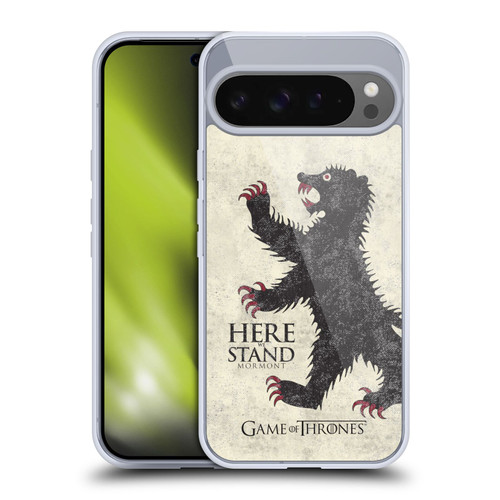 HBO Game of Thrones House Mottos Mormont Soft Gel Case for Google Pixel 9 Pro XL