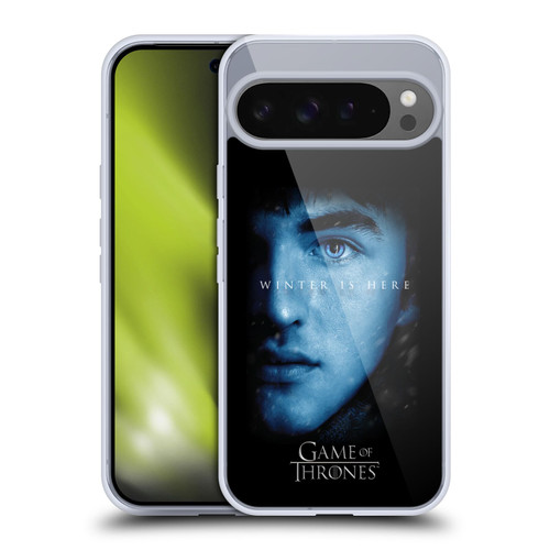 HBO Game of Thrones Winter Is Here Bran Stark Soft Gel Case for Google Pixel 9 Pro XL