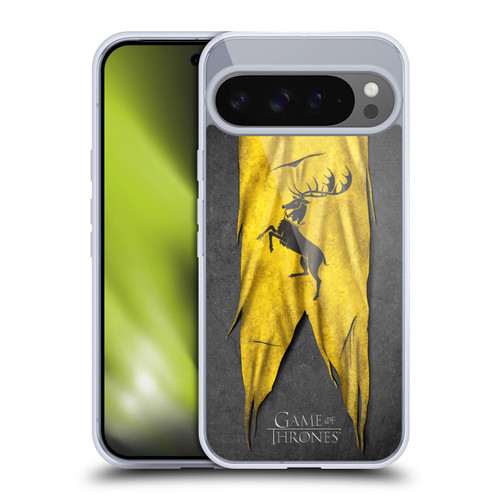 HBO Game of Thrones Sigil Flags Baratheon Soft Gel Case for Google Pixel 9 Pro XL