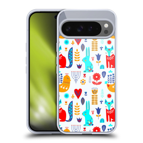 Haroulita Forest Bunny And Fox Soft Gel Case for Google Pixel 9 Pro XL