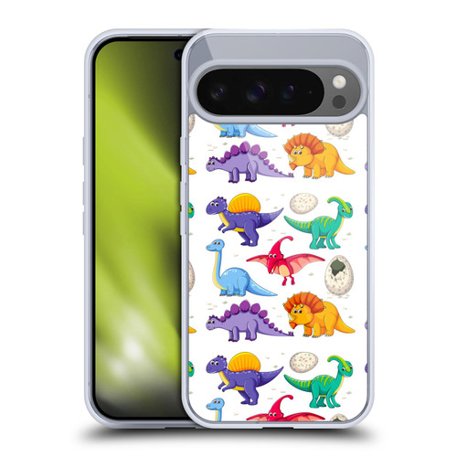 Haroulita Forest Dinosaurs Soft Gel Case for Google Pixel 9 Pro XL