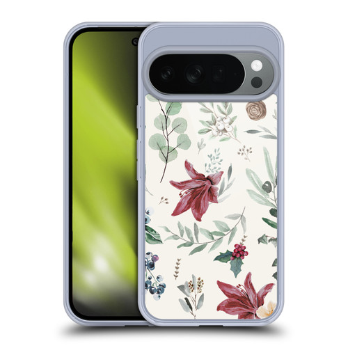 Anis Illustration Floral Pattern Christmas Eucalyptus Soft Gel Case for Google Pixel 10
