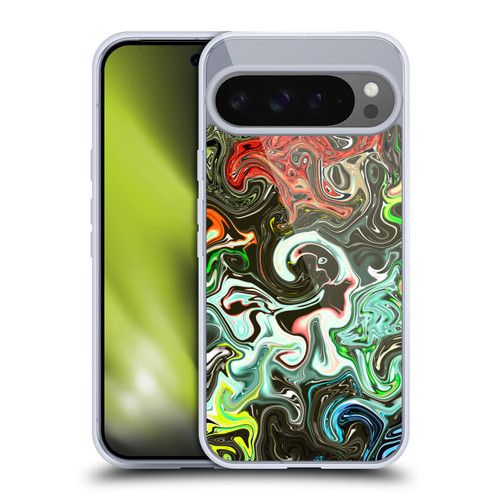 Haroulita Liquid Marble Abstract Soft Gel Case for Google Pixel 9 Pro XL