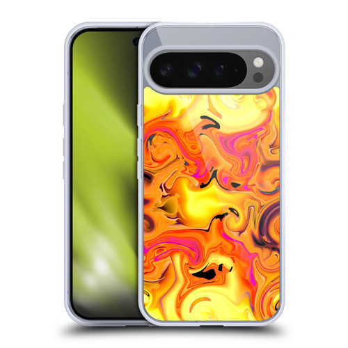 Haroulita Liquid Marble Warm Breeze Soft Gel Case for Google Pixel 9 Pro XL