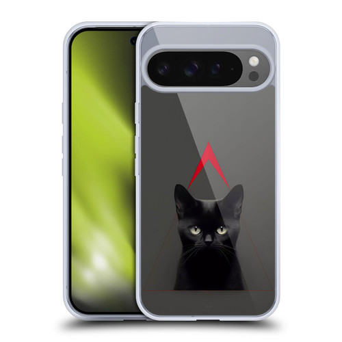 Haroulita Mix Art Animals Black Cat Soft Gel Case for Google Pixel 9 Pro XL