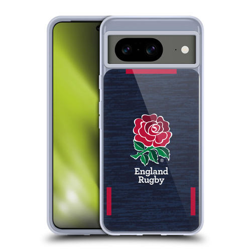 England Rugby Union 2020/21 Crest Kit Away Soft Gel Case for Google Pixel 8
