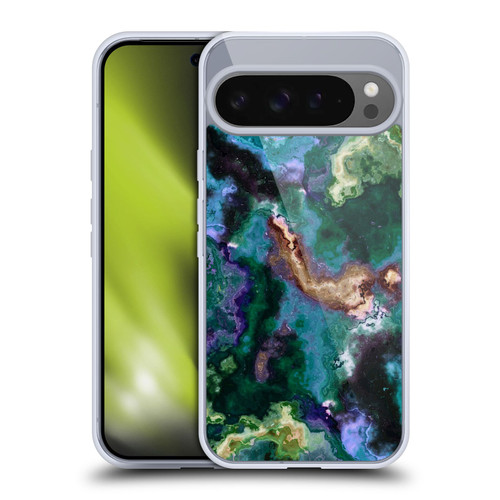 Haroulita Marble 2 Green Soft Gel Case for Google Pixel 9 Pro XL