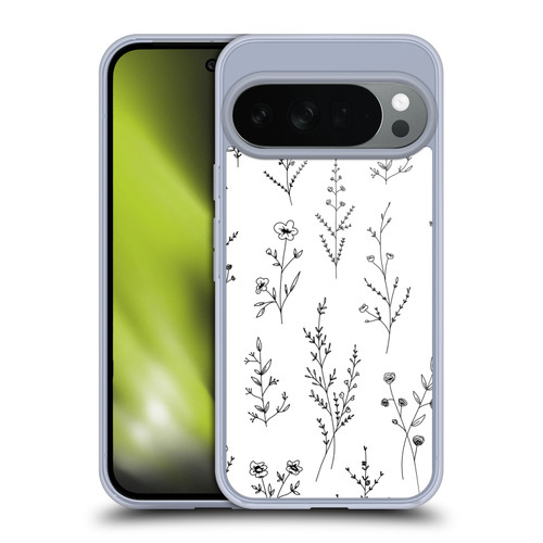Anis Illustration Wildflowers White Soft Gel Case for Google Pixel 10