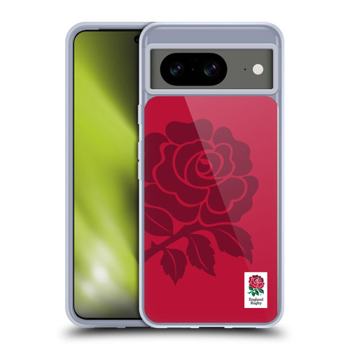 England Rugby Union 2016/17 The Rose Mono Rose Soft Gel Case for Google Pixel 8