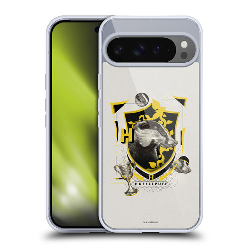 Harry Potter Deathly Hallows XXVII Hufflepuff Soft Gel Case for Google Pixel 9 Pro XL