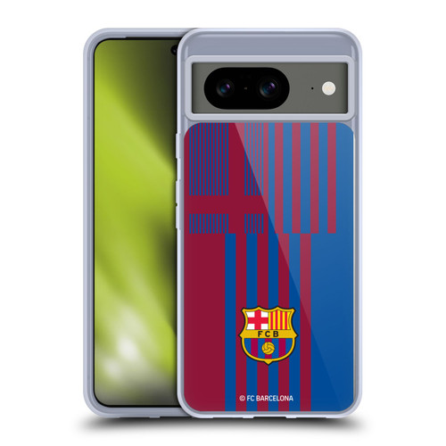 FC Barcelona 2021/22 CREST KIT Home Soft Gel Case for Google Pixel 8