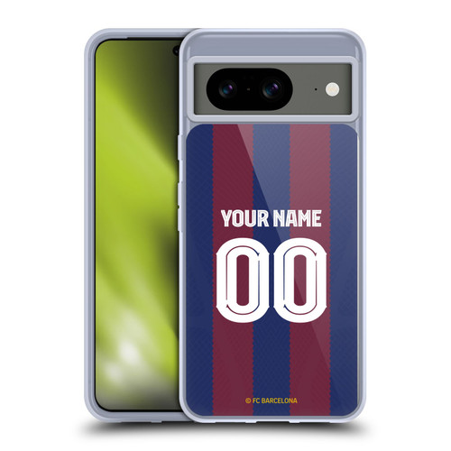 Custom Customised Personalised FC Barcelona 2023/24 Kit Home Soft Gel Case for Google Pixel 8