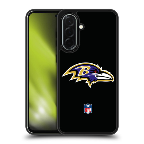 NFL Baltimore Ravens Logo Plain Gel Armour Case For Samsung Galaxy A36 5G