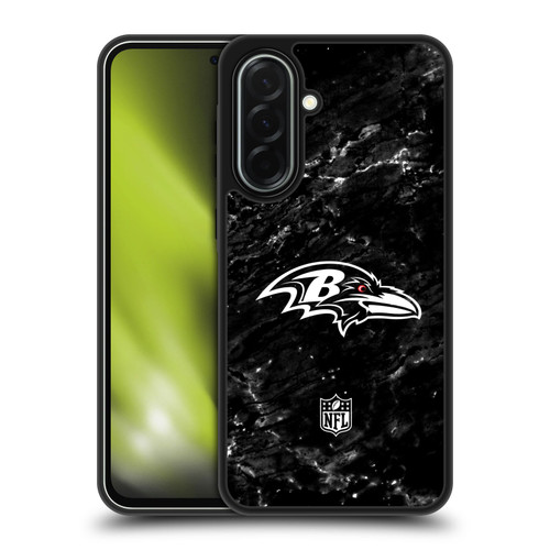 NFL Baltimore Ravens Artwork Marble Gel Armour Case For Samsung Galaxy A36 5G