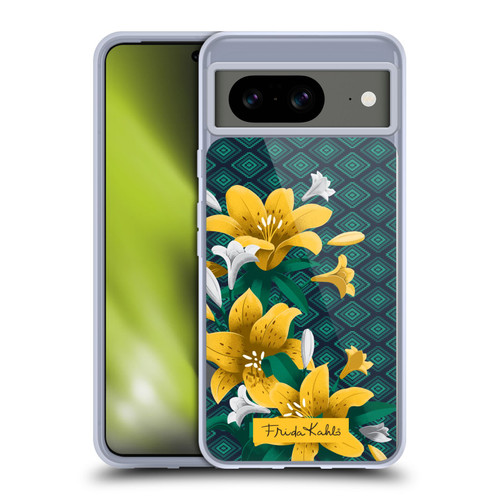 Frida Kahlo Flowers Yellow Lilies Soft Gel Case for Google Pixel 8