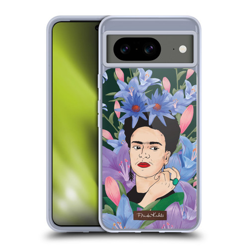 Frida Kahlo Portrait 3 Lilies Soft Gel Case for Google Pixel 8