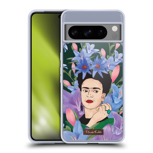 Frida Kahlo Portrait 3 Lilies Soft Gel Case for Google Pixel 8 Pro