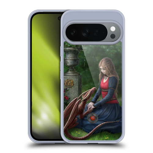 Anne Stokes Dragon Friendship Secret Garden Soft Gel Case for Google Pixel 10