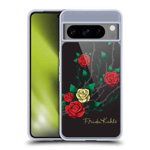 Frida Kahlo Roses Shrub Soft Gel Case for Google Pixel 8 Pro