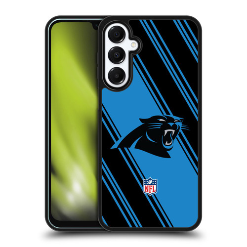 NFL Carolina Panthers Artwork Stripes Gel Armour Case For Samsung Galaxy A16 5G