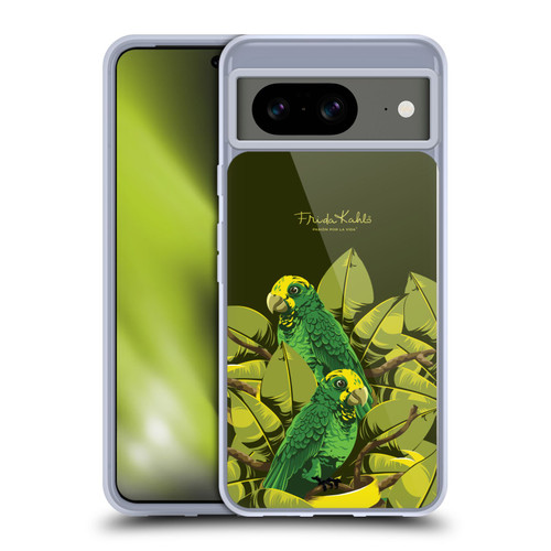 Frida Kahlo Tropical Love Birds Soft Gel Case for Google Pixel 8