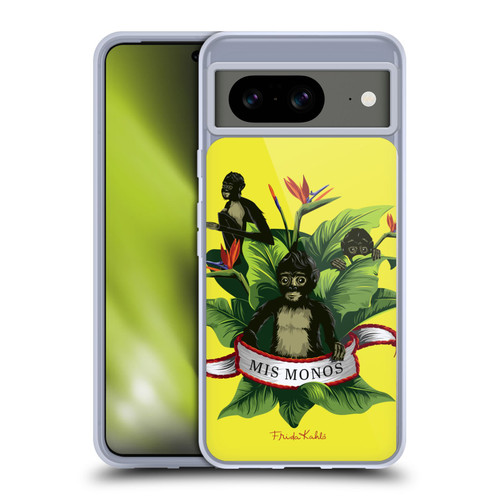 Frida Kahlo Tropical Monkeys Soft Gel Case for Google Pixel 8