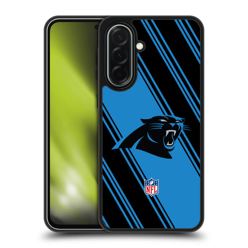 NFL Carolina Panthers Artwork Stripes Gel Armour Case For Samsung Galaxy A36 5G