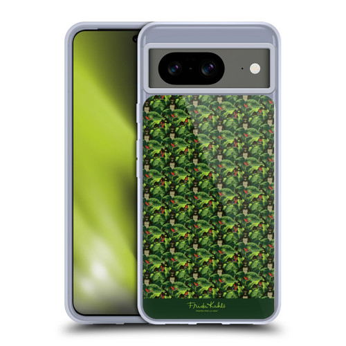 Frida Kahlo Tropical Monkey Pattern Soft Gel Case for Google Pixel 8