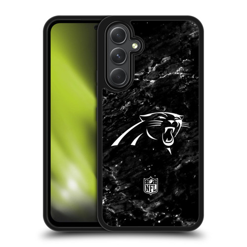 NFL Carolina Panthers Artwork Marble Gel Armour Case For Samsung Galaxy A54 5G