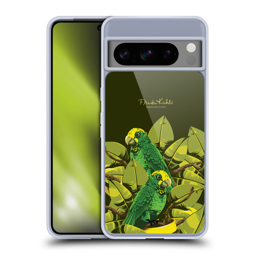 Frida Kahlo Tropical Love Birds Soft Gel Case for Google Pixel 8 Pro
