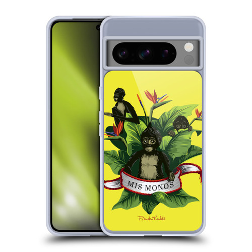 Frida Kahlo Tropical Monkeys Soft Gel Case for Google Pixel 8 Pro
