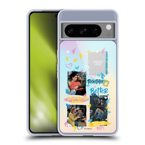 Custom Customised Personalised Friends TV Show Art Friendship Goals Soft Gel Case for Google Pixel 8 Pro