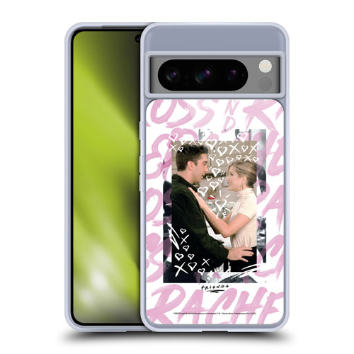 Friends TV Show Doodle Art Ross And Rachel Soft Gel Case for Google Pixel 8 Pro