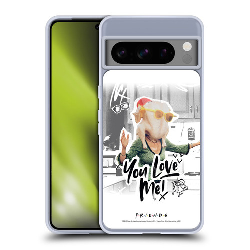 Friends TV Show Doodle Art You Love Me Soft Gel Case for Google Pixel 8 Pro