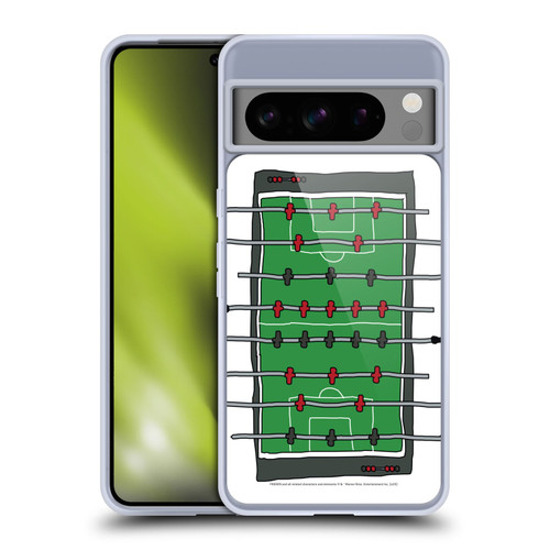 Friends TV Show Key Art Foosball Table Soft Gel Case for Google Pixel 8 Pro