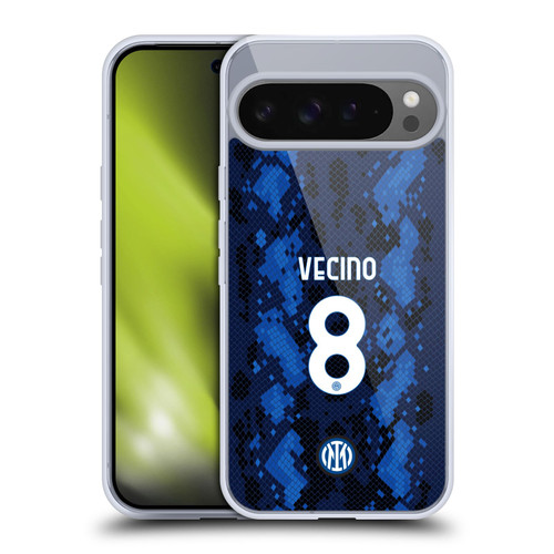 Fc Internazionale Milano 2021/22 Players Home Kit Matías Vecino Soft Gel Case for Google Pixel 9 Pro XL
