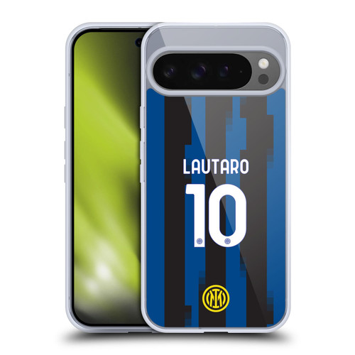 Fc Internazionale Milano 2023/24 Players Home Kit Lautaro Martínez Soft Gel Case for Google Pixel 9 Pro XL