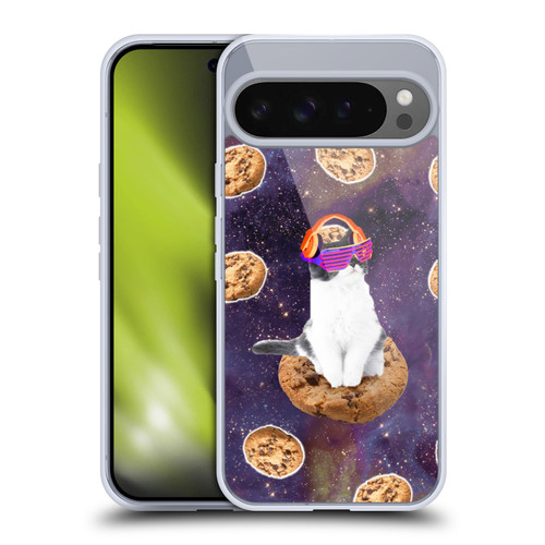 Random Galaxy Space Cat Dream Cookie Galaxy Soft Gel Case for Google Pixel 9 Pro XL