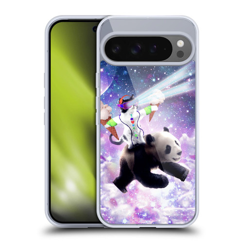 Random Galaxy Space Cat Purple Galaxy Panda Soft Gel Case for Google Pixel 9 Pro XL
