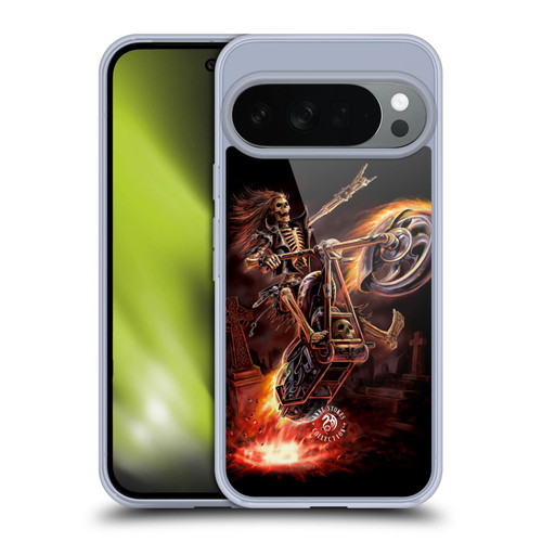 Anne Stokes Fire Tribal Hello Rider Poster Soft Gel Case for Google Pixel 10